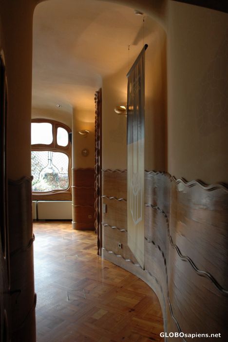 Postcard Casa Batllo by Antoni Gaudi
