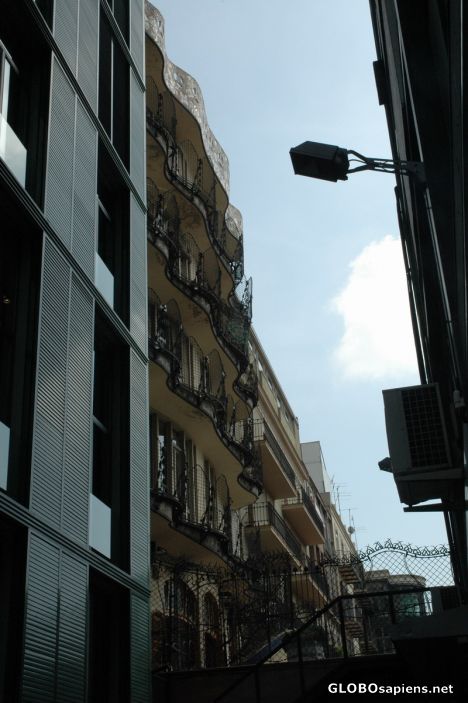 Postcard Casa Batllo by Antoni Gaudi