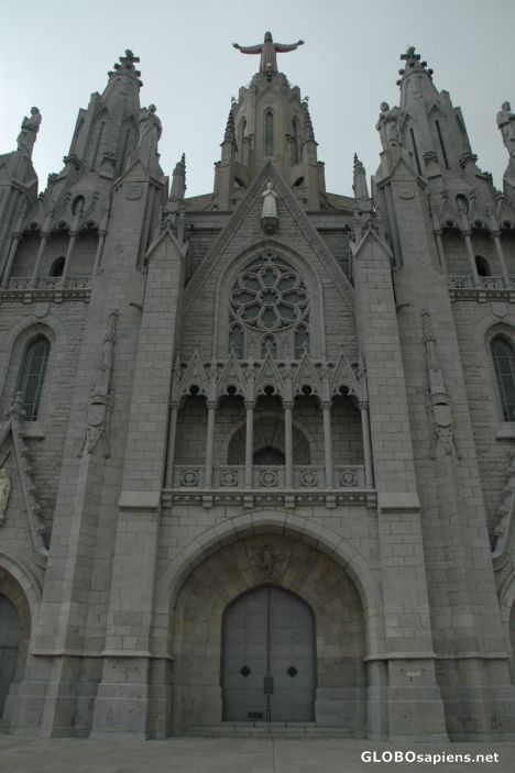 Postcard Sacred Heart Church.
