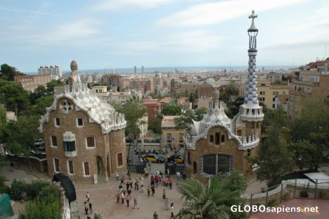Postcard Park Güell.