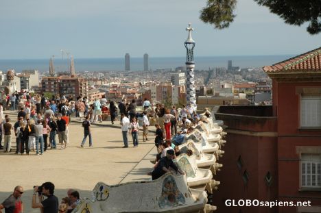 Postcard Park Güell.
