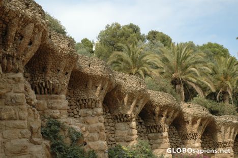 Postcard Park Güell.