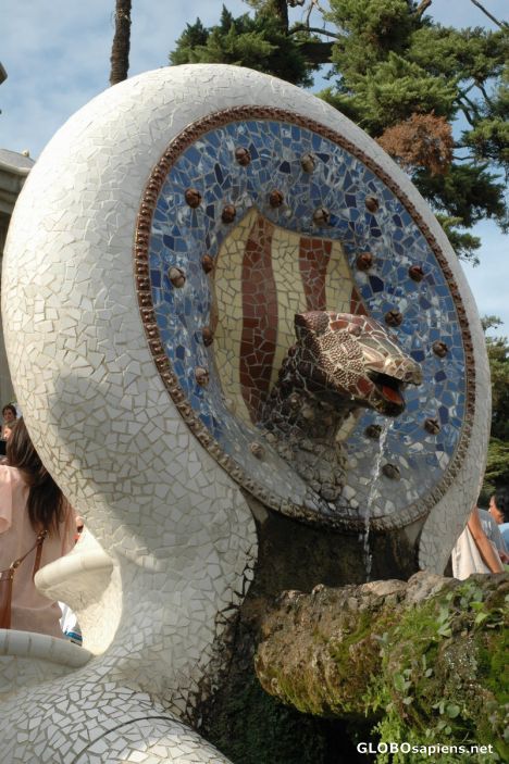 Postcard Park Güell.