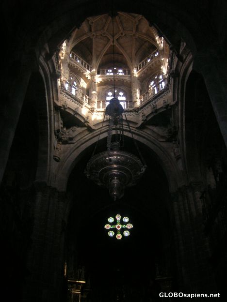 Postcard Interior of the Cathedral of Orense