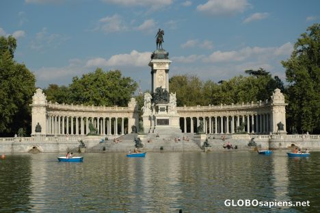 Postcard Parque de Madrid