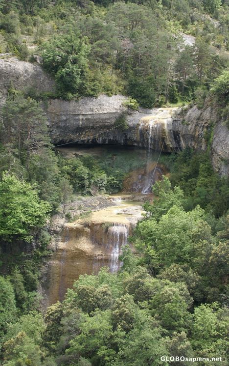Postcard between Ainsa and Sanbinanigo