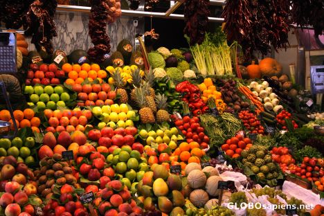 Postcard La Boqueria