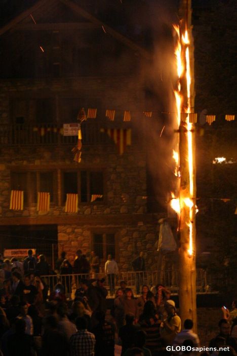 Postcard Las Fallas de Isil