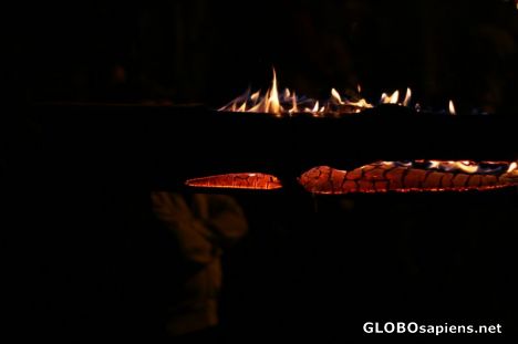 Postcard Fire-Symbol of the San Juan Celebration