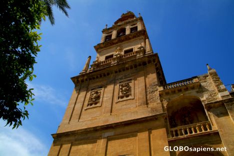 Postcard Cordoba, Andalusia - cathedral's bell tower