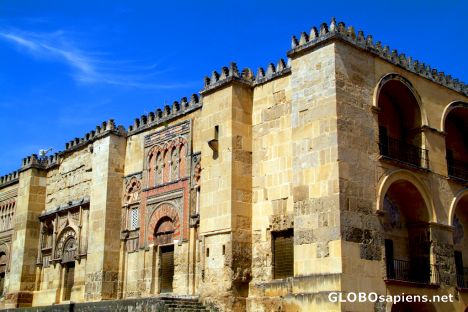 Postcard Cordoba, Andalusia - Mezquita's outer side