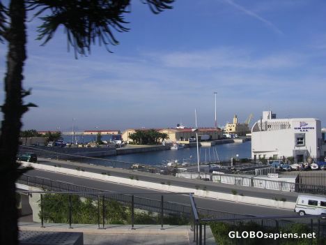 Postcard View of the harbor