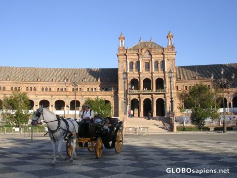 Postcard Plaza de España (Seville)