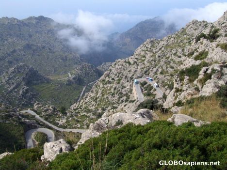 Postcard Scary road