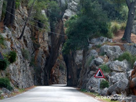 Postcard On the road to Sa Calobra