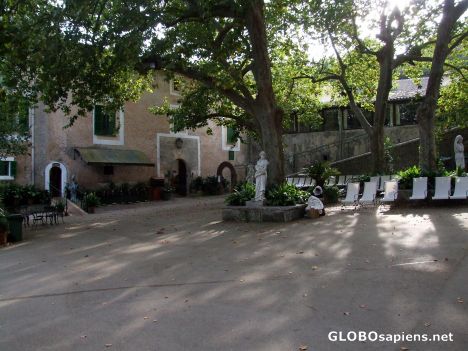 Postcard La Granja - Courtyard