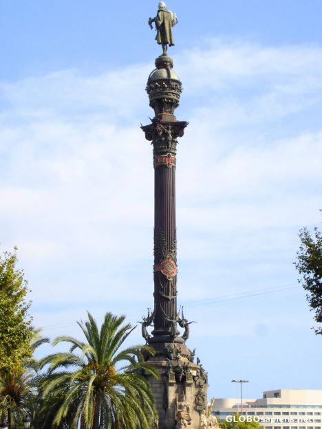 Postcard Monumento a Colón