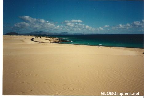 Postcard Clouds sea and sand!