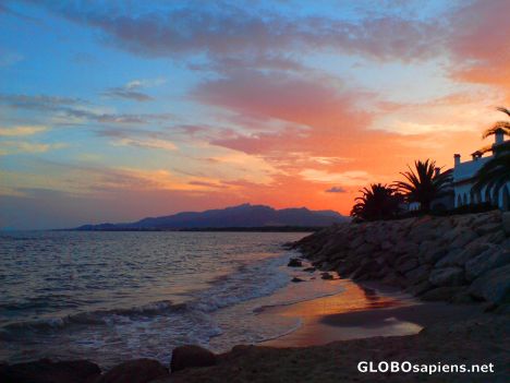 Postcard Mediterranean sunset 2
