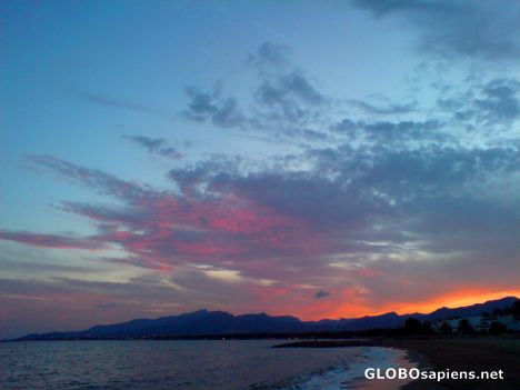 Postcard Mediterranean sunset 4
