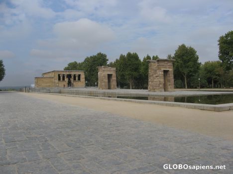 Postcard Templo de Debod