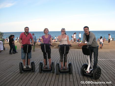 Postcard segwayCAT Barcelona