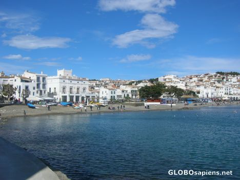 Postcard Cadaques beach
