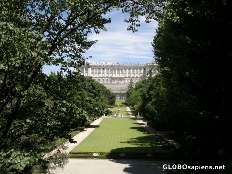 Postcard Royal Palace of Madrid