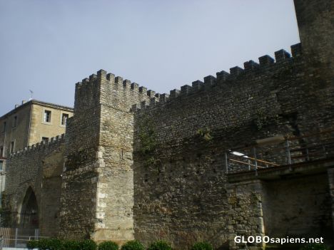 Postcard Gate in the wall