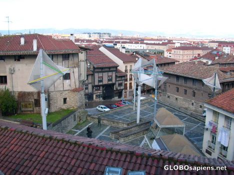 Postcard View of the town from the cathedral