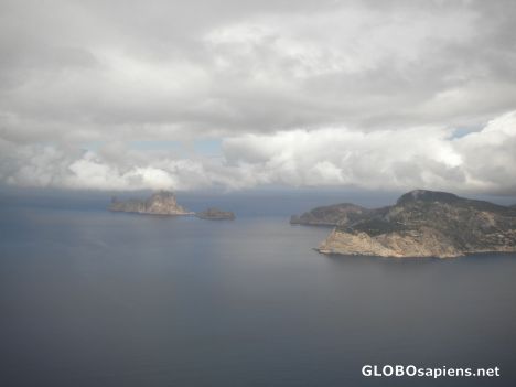 Postcard Es Vedra (Aerial View)
