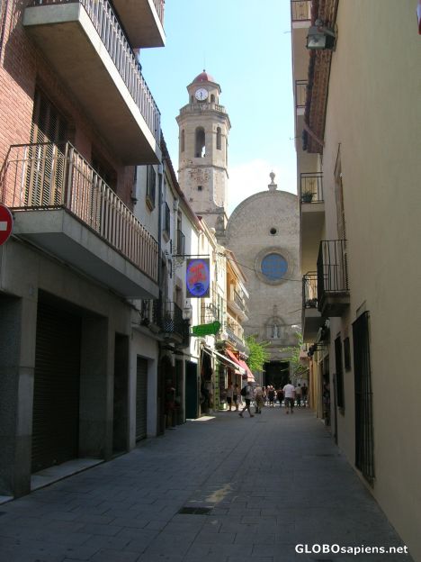 Postcard Santa María and San Nicolás church
