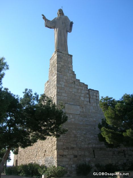 Postcard Statue of Jesus Christ