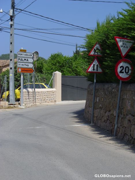 Postcard Road Signs..