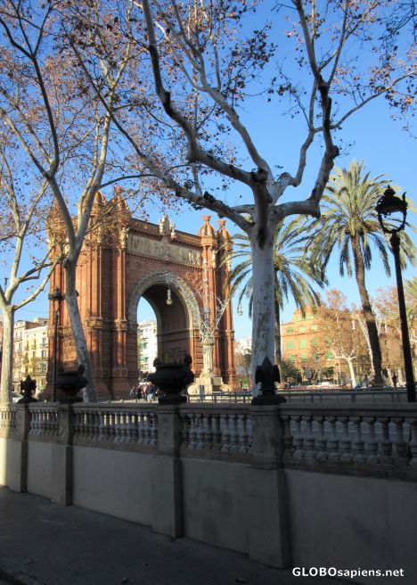 Postcard The Arc De Triomf