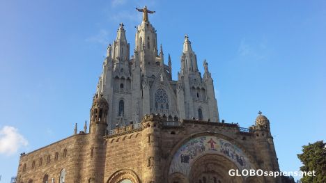 Postcard Tibidabo Church