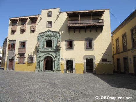 Postcard Casa de Colon