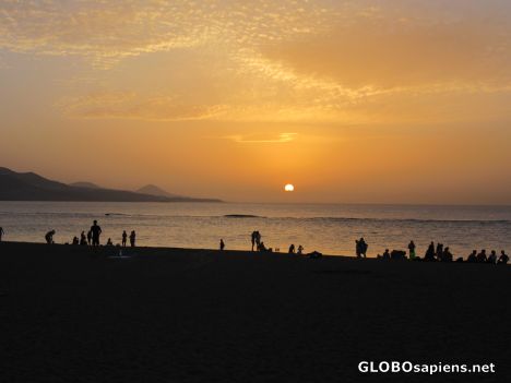 Postcard Las Canteras sunset