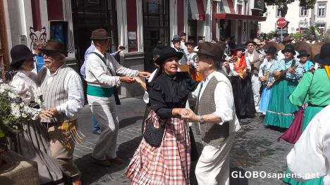 Postcard Folk dance
