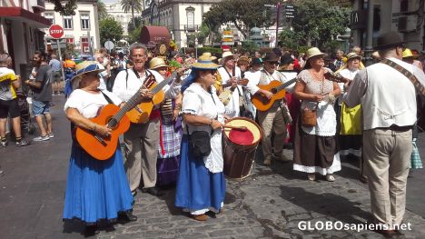 Postcard Fiesta on the street
