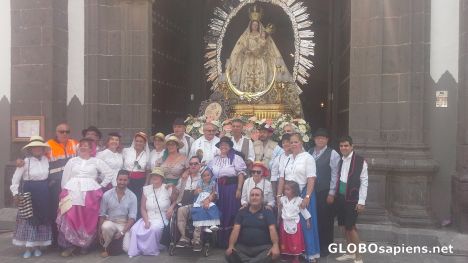 Postcard Virgen Maria