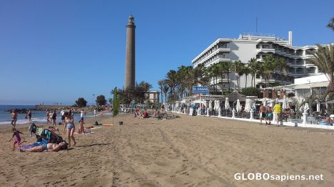 Postcard Maspalomas lighthouse