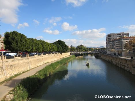 Postcard River Segura
