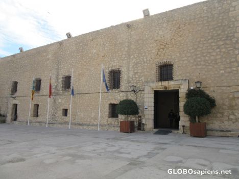 Postcard The barracks