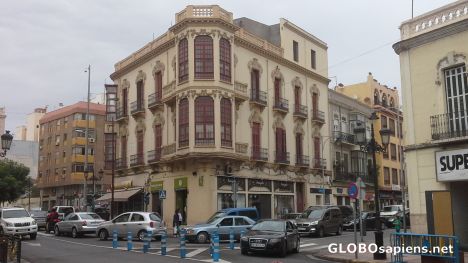 Postcard Melilla's modernism