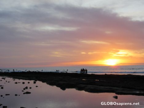 Postcard Surfin' sunset 2