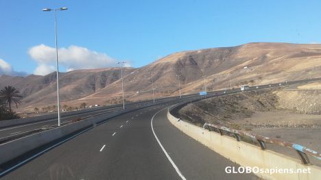 Postcard Coastal hills