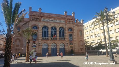 Postcard Moorish style theater
