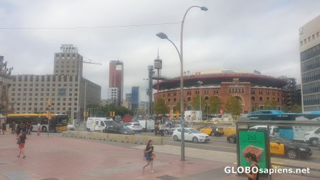 Postcard Arenas de Barcelona