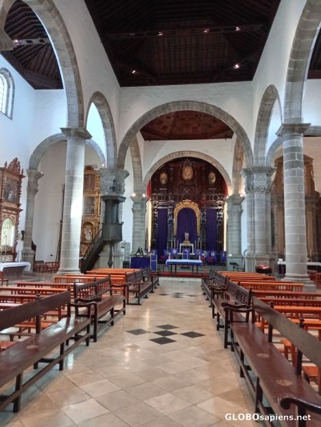 Postcard Iglesia Interior